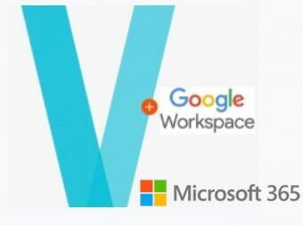 VOGSY integreert met Google Workspace  en met Microsoft365